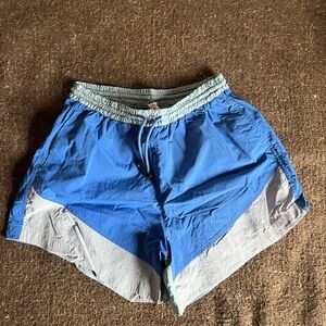 lululemon athletica Blue and Light Gray Athletic Shorts